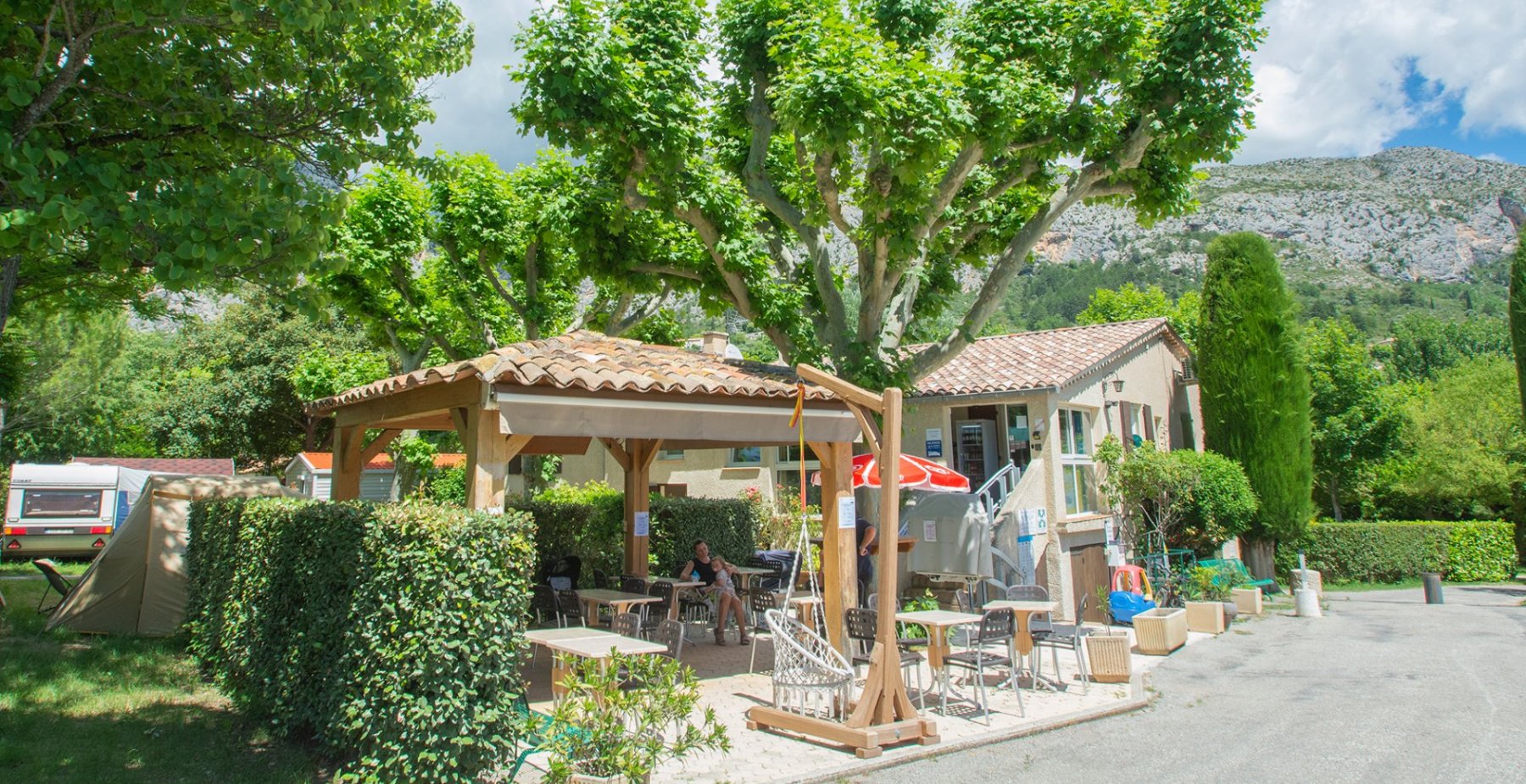 terrasse couverte